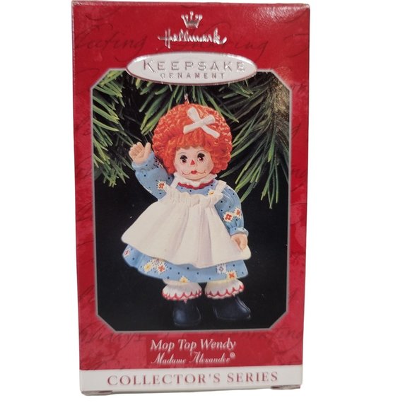 Hallmark Mop Top Wendy raggedy Ann Madam Alexander Christmas ornament collectabl - Picture 4 of 5